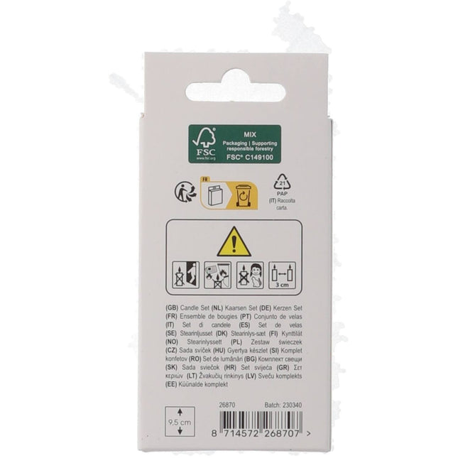 Hyvää syntymäpäivää kynttilät 11kpl