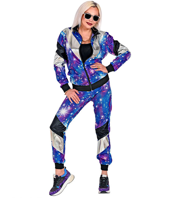 Neon 80S Verryttelypuku virheellinen värillinen