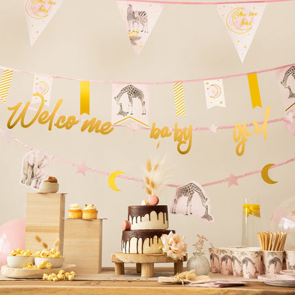 Safari Garland Vaaleanpunainen Safari 2.5m