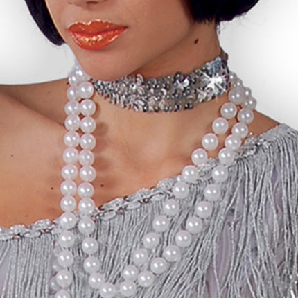 Charleston mekko hopea naiset