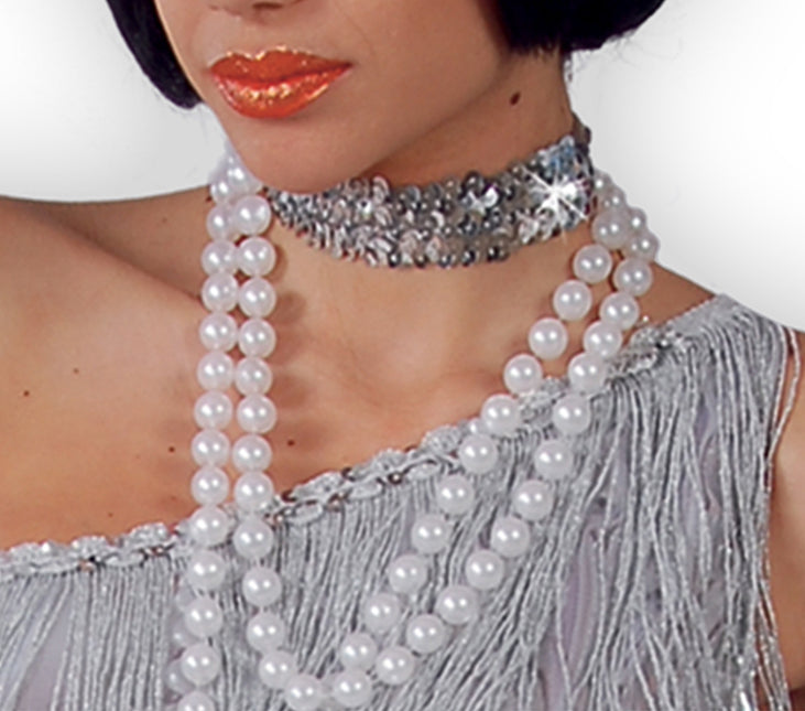 Charleston mekko hopea naiset