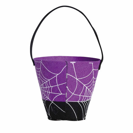 Halloween karkki ämpäri hämähäkki 25cm