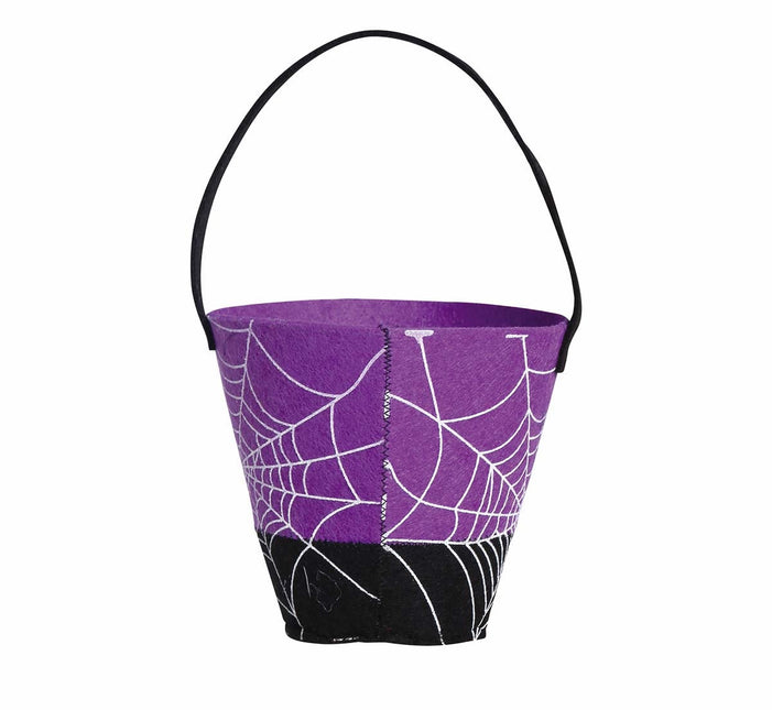 Halloween karkki ämpäri hämähäkki 25cm