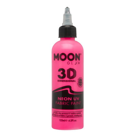 Moon Glow Neon UV kangasmaali 125ml Intense Pink 125ml