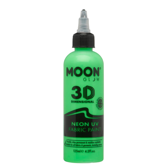 Moon Glow Neon UV kangasmaali 125ml Intense Green 125ml