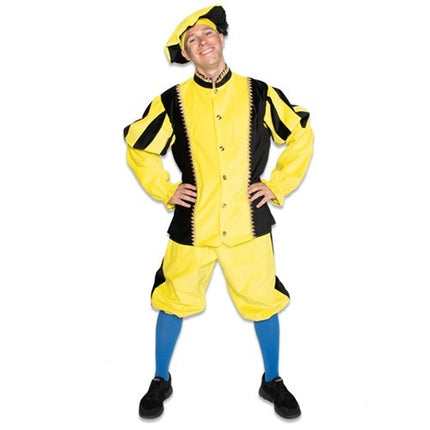 Pietenpak puuvilla keltainen/musta