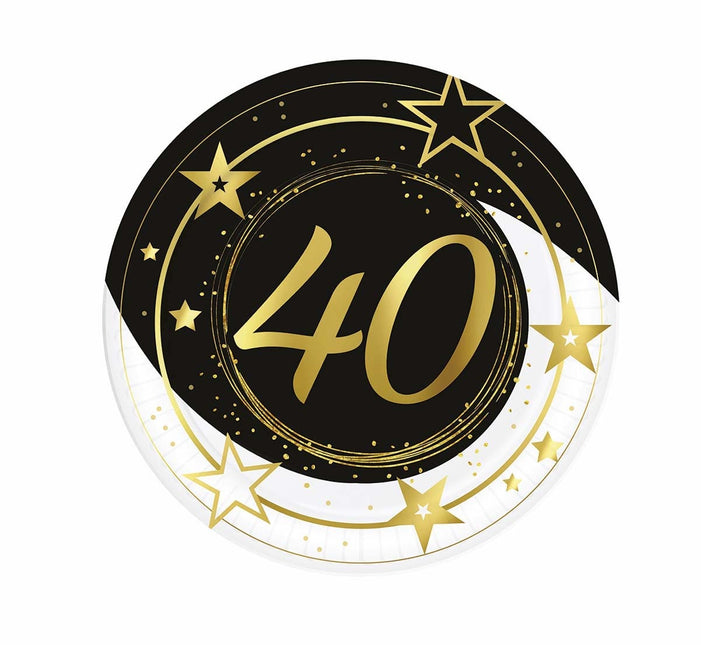 Lautaset 40 vuotta 23cm 6kpl