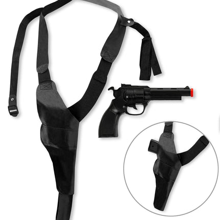 Cowboy Holster Musta