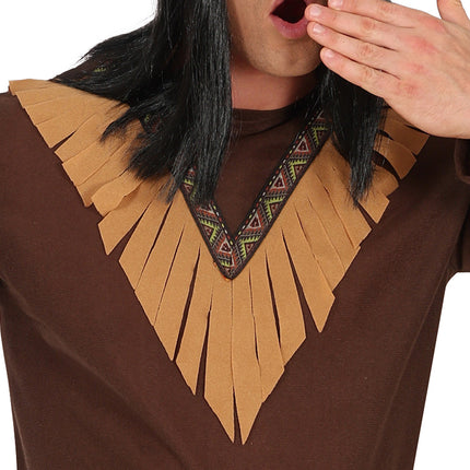 Intialainen puku Ruskea Miehet 2 kpl