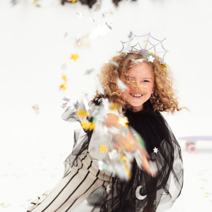 Halloween hiusnauha Hämähäkinseitti 21cm