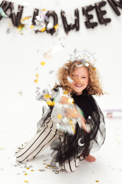 Halloween hiusnauha Hämähäkinseitti 21cm