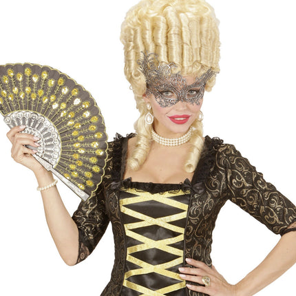 Hopea silmä naamio pitsi