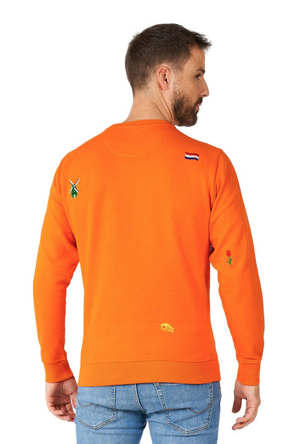 Oranssi Holland Hup villapaita Miesten OppoSuits
