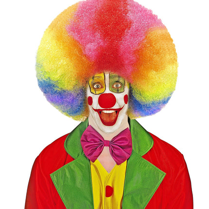 Värillinen peruukki Afro Extra Big