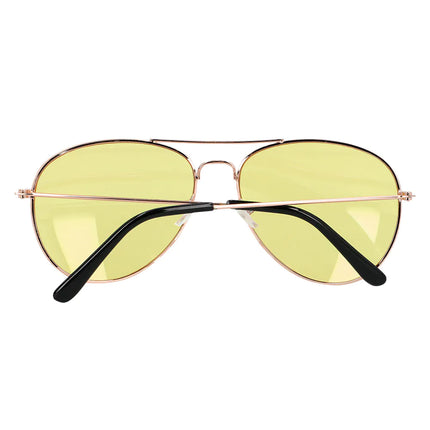 Neon 80S lasit sininen keltainen