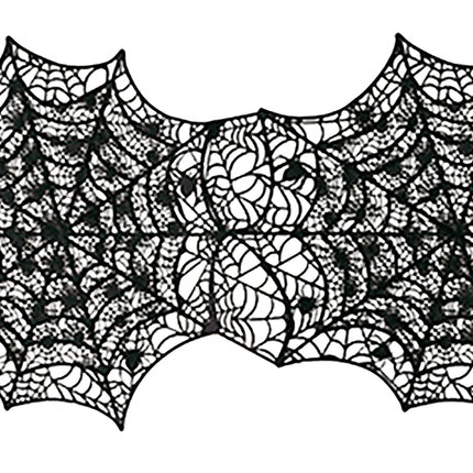 Halloween pöytäjuoksija Spider's Web 1.36m