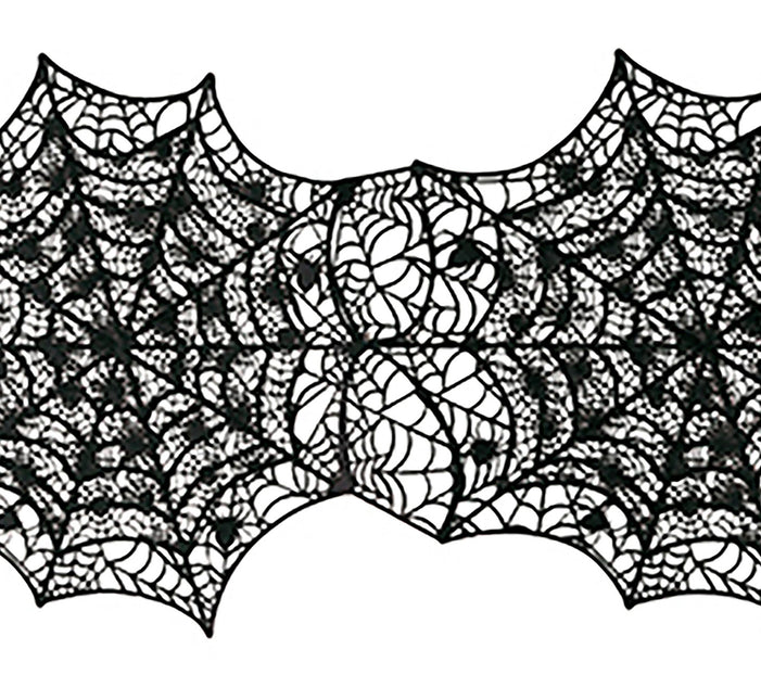 Halloween pöytäjuoksija Spider's Web 1.36m