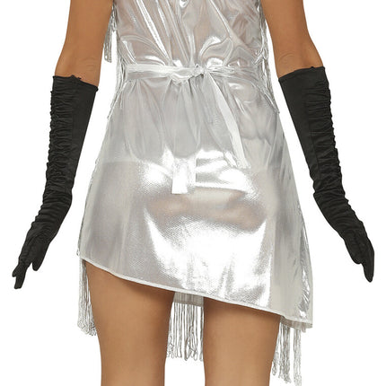 Charleston mekko hopea naiset