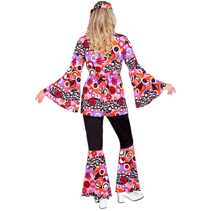 Disco puku vaaleanpunainen naiset 3 osainen