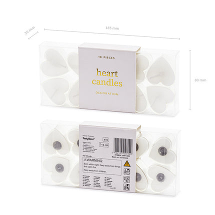 Sydänkynttilät 4cm