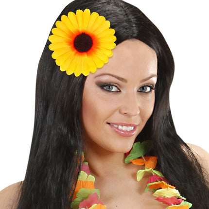 Keltainen hiusklipsi