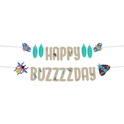 Hyönteiset Kirje Garland Happy Buzzzzday 1.5m