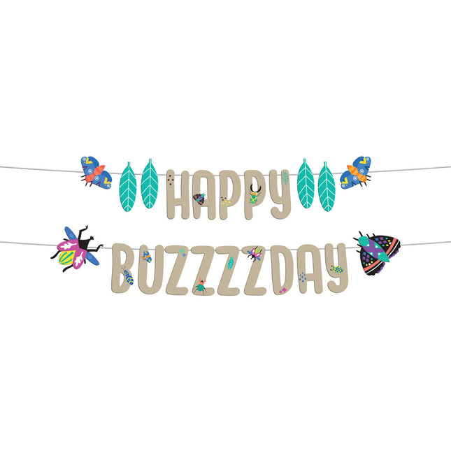 Hyönteiset Kirje Garland Happy Buzzzzday 1.5m