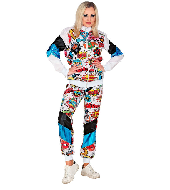 Neon 80S Verryttelypuku Virhe pop-taide