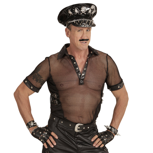 Käsineet, joissa on piikkejä