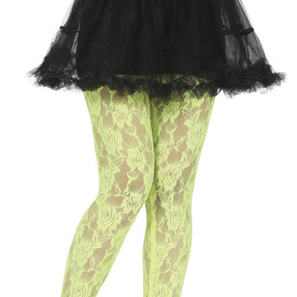 Keltaiset sukkahousut Ladies Lace