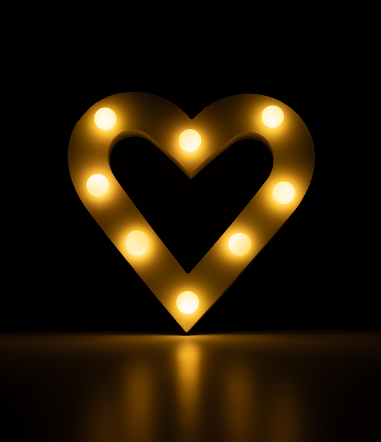 Valkoinen valo sydän