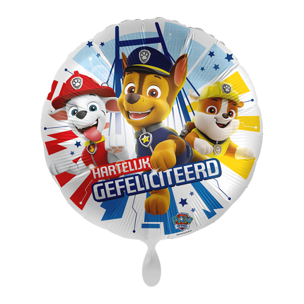 Paw Patrol helium ilmapallo tyhjä 43cm