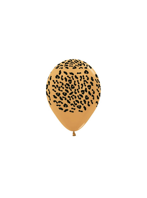 Ilmapallot Animal Print Metallimuste 12cm 50kpl