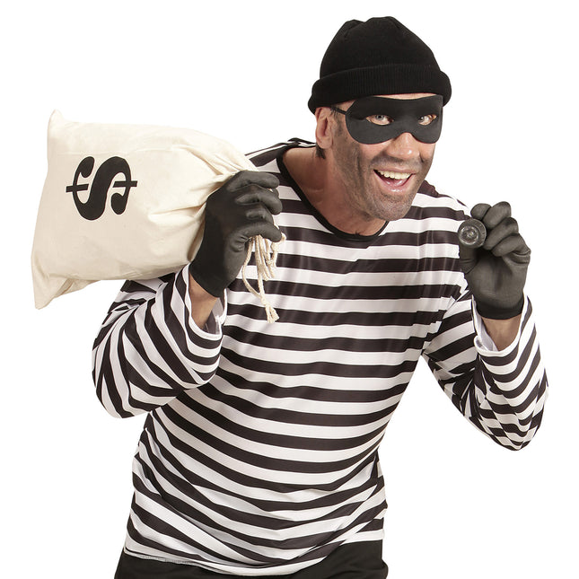 Musta silmä naamio murtovaras