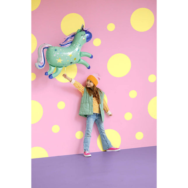 Yksisarvinen helium ilmapallo tyhjä