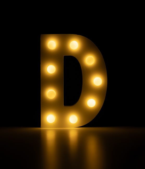 D Light Letter 16.5cm