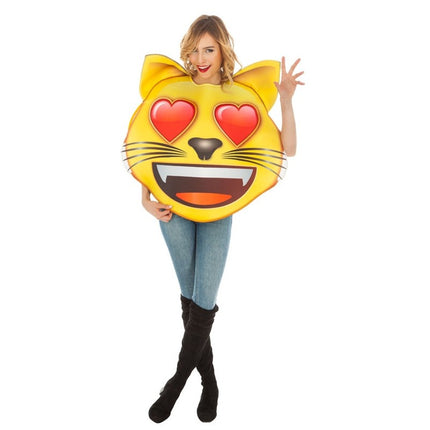 Puku Emoji kissa sydän
