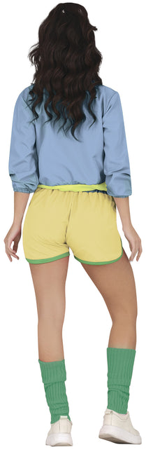 Neon 80S naisten juhlatyttö puku