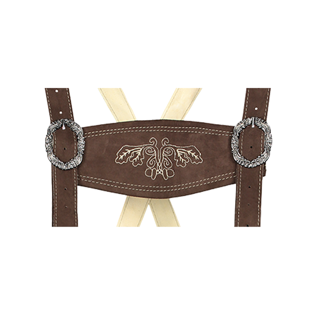 Miesten tummanruskeat nahkahousut