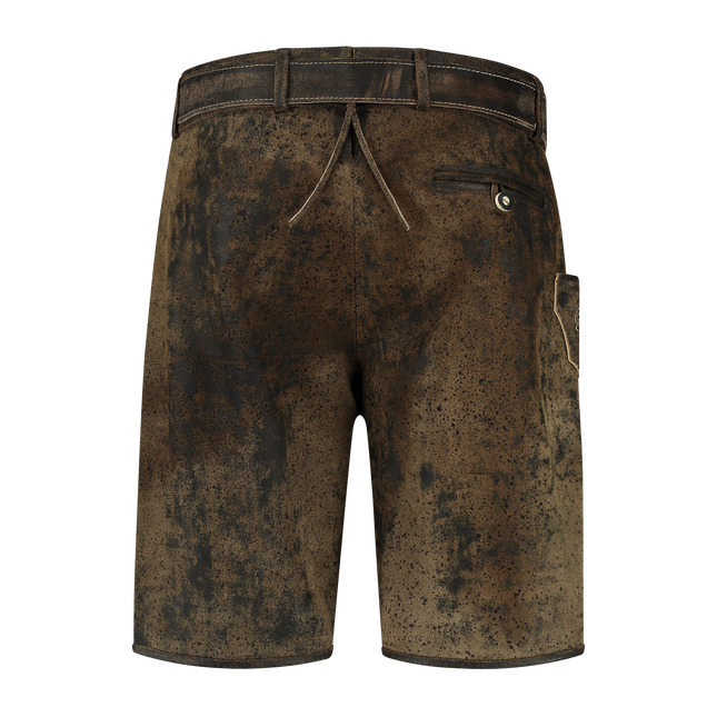 Lederhose ruskea miesten lyhyt Vintage