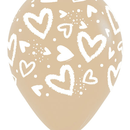 Ilmapallot Kirkkaat sydämet Mix 30cm 25kpl