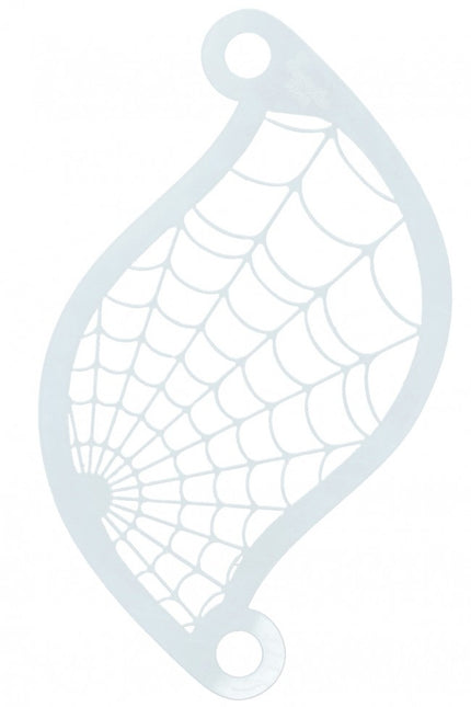 Valkoinen Make Up malli Hämähäkin verkko