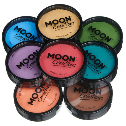 Moon Creations Pro Face Paint Kakkupurkit Ruohonvihreä 36g