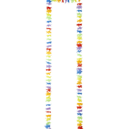 Värillinen Havaiji seppele 3m