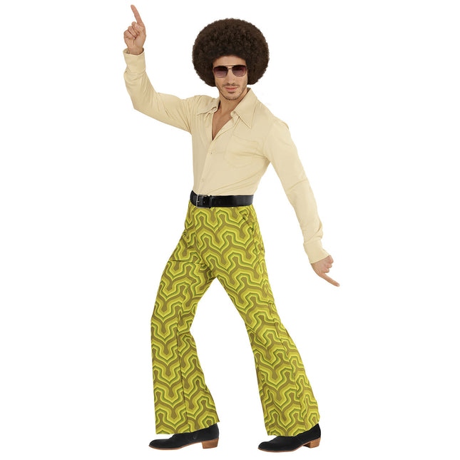 Disco 70S Housut Vihreä Miehet