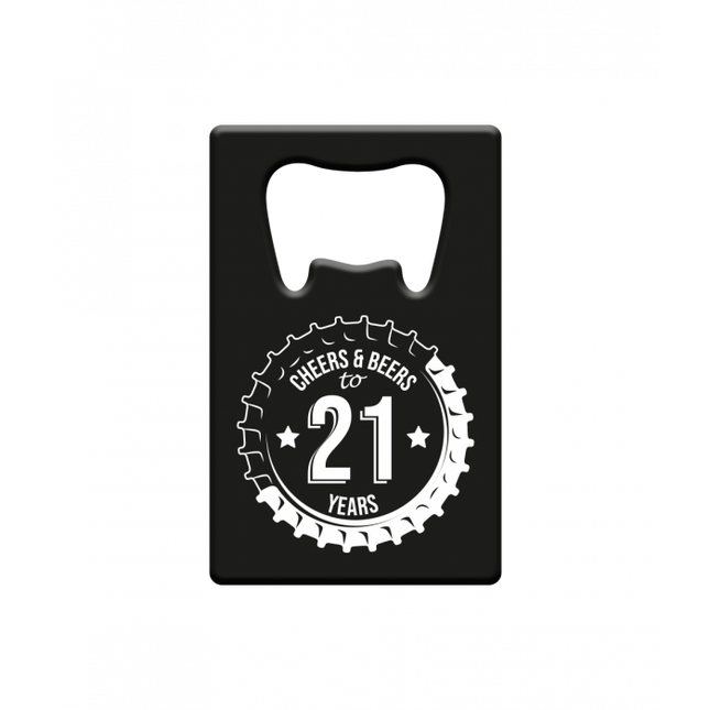 Oluen avaaja 21 vuotta Cheers & Oluet