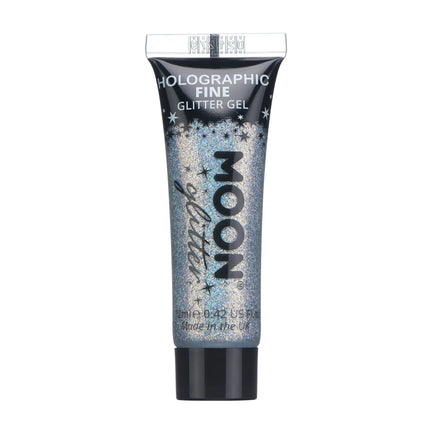 Moon Glitter Hologrammi Hologrammi Hieno Glitter Geeli Hopea 12ml