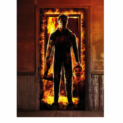 Halloween Ovi Juliste Fire 180cm x 80cm