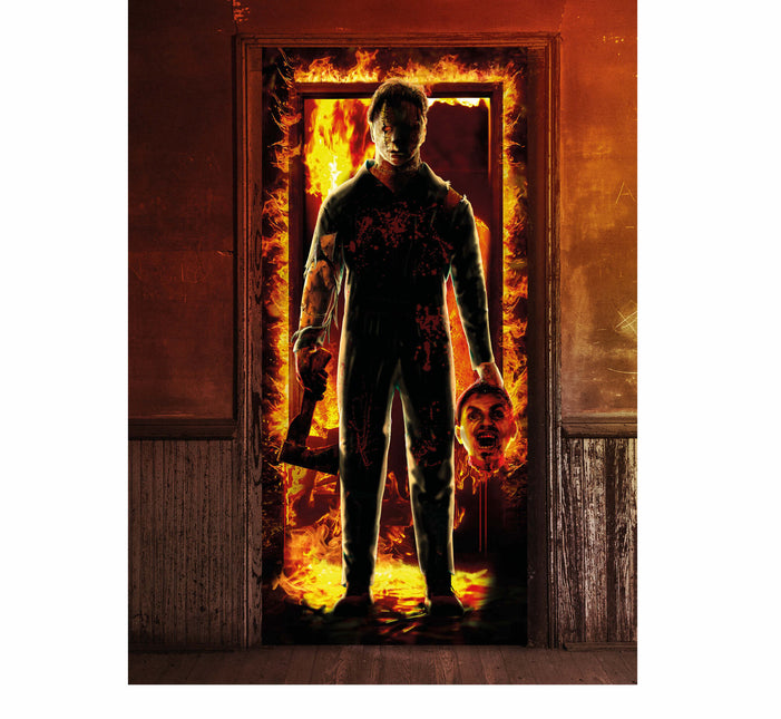 Halloween Ovi Juliste Fire 180cm x 80cm