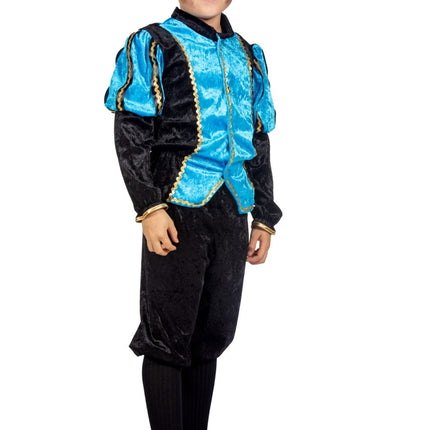 Pietenpak Kind vaaleansininen/musta Luxe